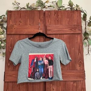 Breakfast club crop top